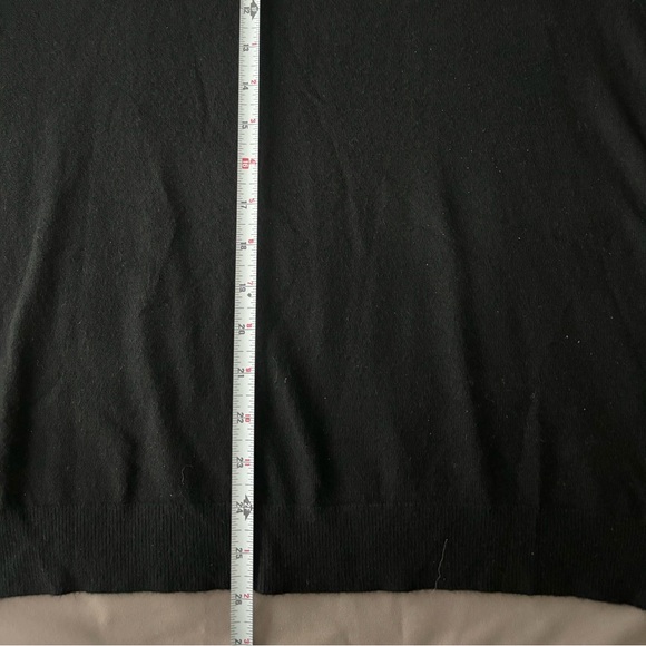 NWOT WOMENS VILA MILANIE BLACK SILVER STUDED WOOL BLEND LIGHTWEIGHT SWEATER XL - Picture 6 of 10